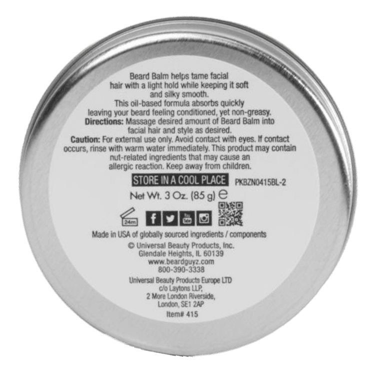 Beard Balm 3oz by Beard Guyz - GroomNoir