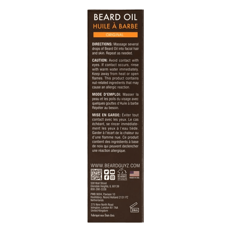 Beard Oil with grotein 2oz by Beard Guyz - GroomNoir