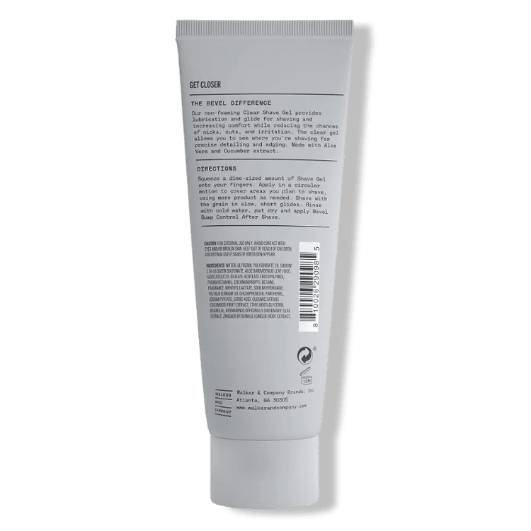 Bevel Clear Shave Gel - GroomNoir
