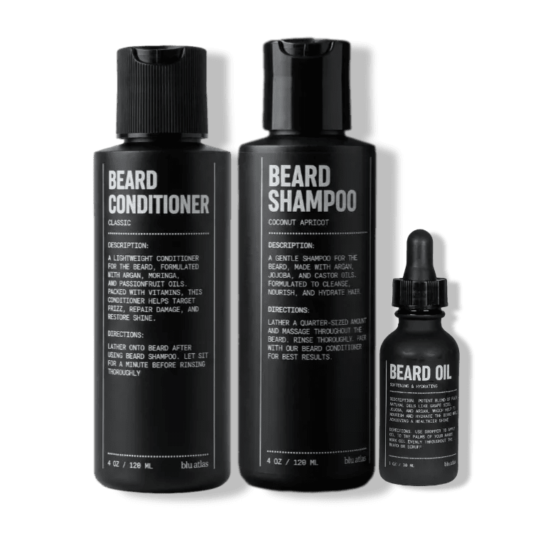 Blu Atlas Beard Care Bundle - Standard - GroomNoir