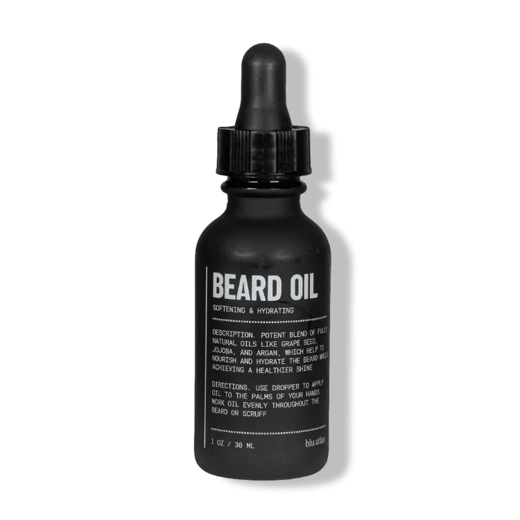 Blu Atlas Potent Blend Beard Oil For Hydration and Shine - GroomNoir
