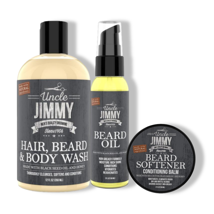 Uncle Jimmy Beard Care Bundle - Triple