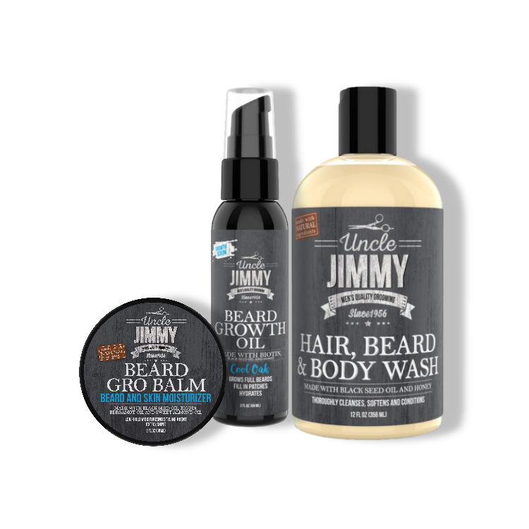 Uncle Jimmy Beard Bundle - Beard Growth