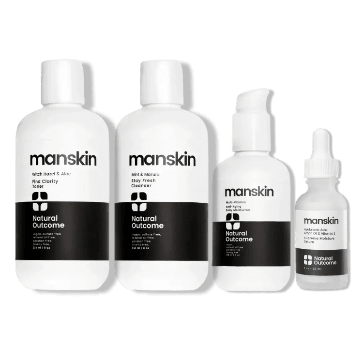 Natural Outcome Skincare Face Care Bundle - Ultimate - GroomNoir