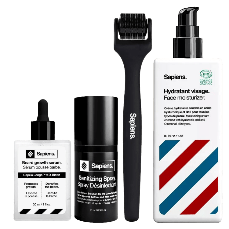 Sapiens Beard Growth Bundle - Trio - GroomNoir