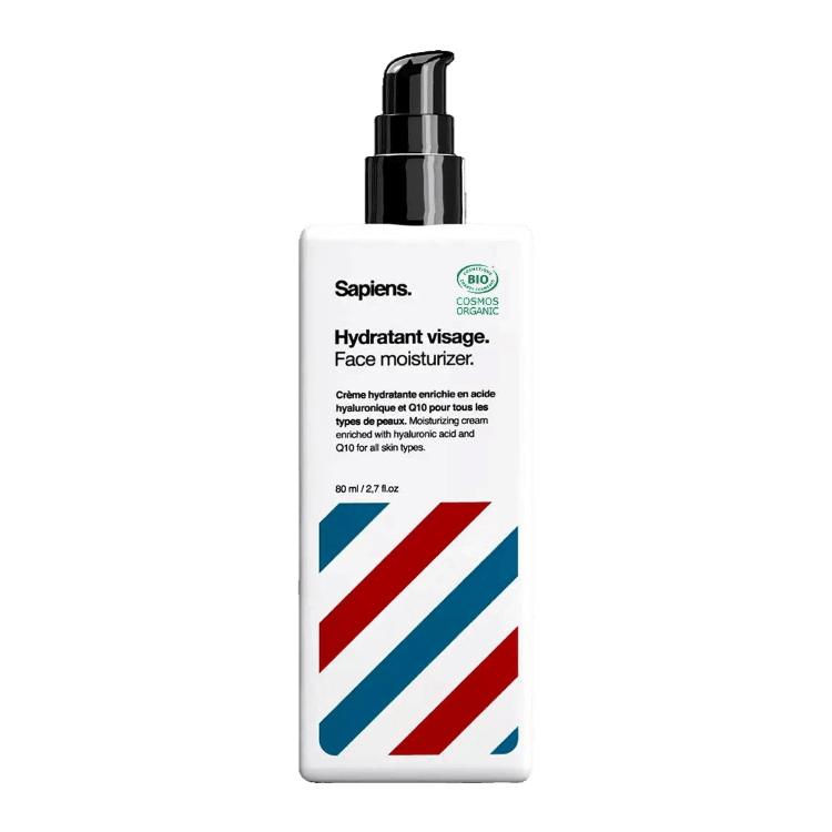 Sapiens Organic Face & Beard Moisturizing Cream 2.7 oz - GroomNoir
