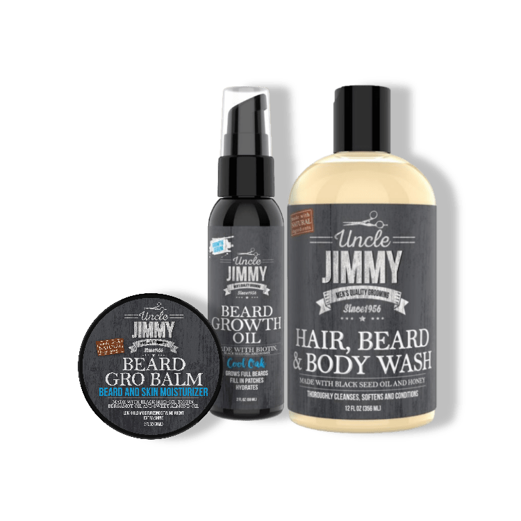 Uncle Jimmy Beard Bundle - Beard Growth - GroomNoir