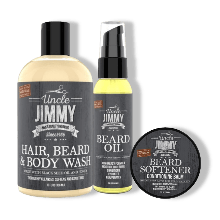Uncle Jimmy Beard Care Bundle - Triple - GroomNoir