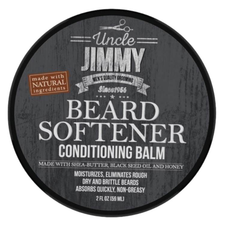 Uncle Jimmy Beard Softener Conditioning Balm 2 oz - GroomNoir - Black Men Hair and Beard Care