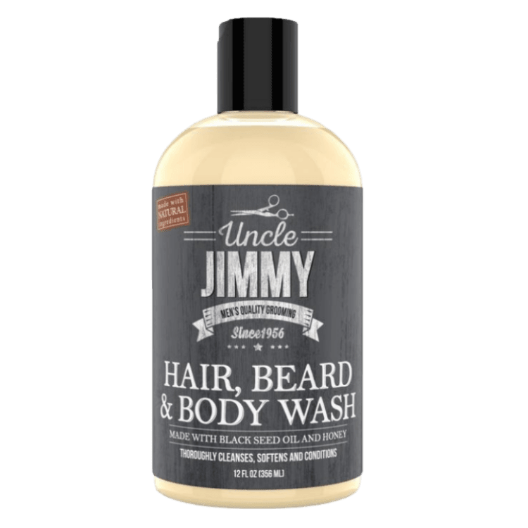 Uncle Jimmy Hair, Beard and Body Wash 12 oz - GroomNoir