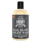 Uncle Jimmy Hair, Beard and Body Wash 12 oz