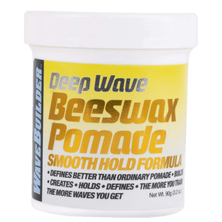 Wavebuilder Beeswax Pomade 3 oz - GroomNoir - Black Men Hair and Beard Care