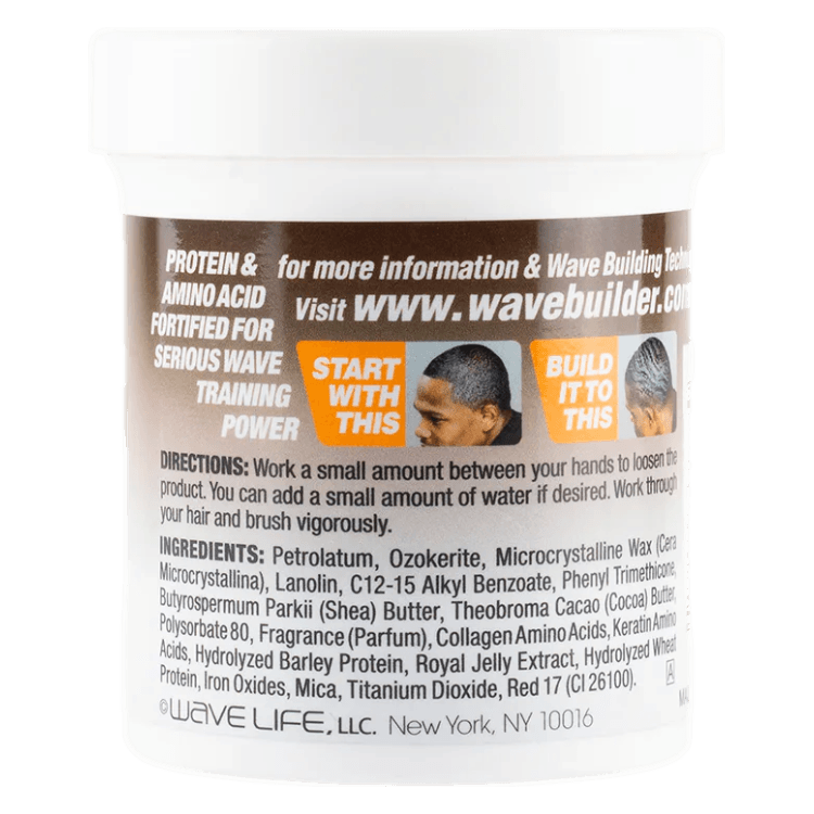 WaveBuilder Cocoa & Shea Pomade 3 oz - GroomNoir