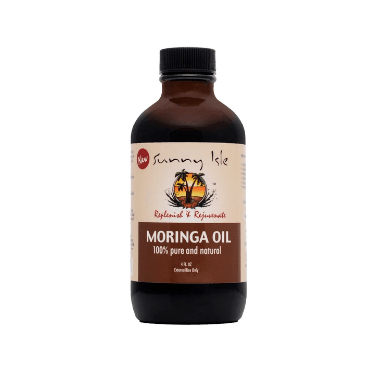 100% Pure and Natural Moringa Oil 4 oz by Sunny Isle - GroomNoir - Black Men Hair and Beard Care