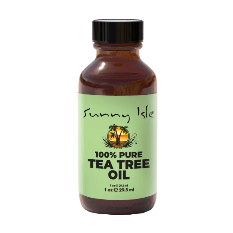 100% Pure Tea Tree Oil 1 oz by Sunny Isle - GroomNoir - Black Men Hair and Beard Care