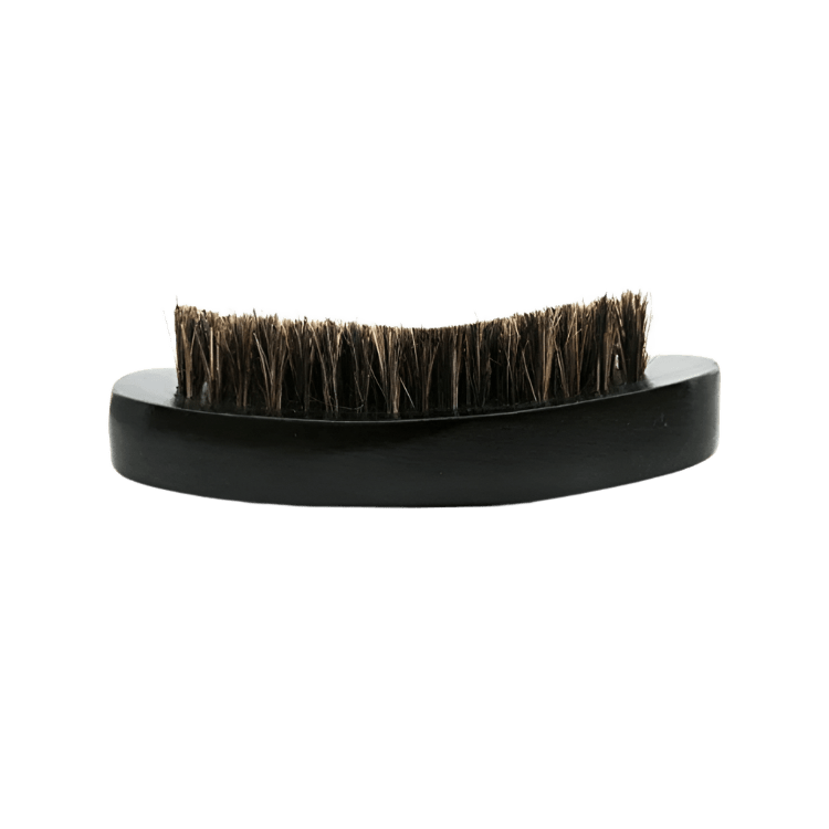 Annie Curved Military Brush - Medium - GroomNoir
