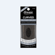 Annie Curved Military Brush - Medium - GroomNoir