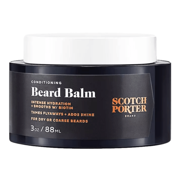 Beard Balm 3 oz by Scotch Porter - GroomNoir - Black Men Hair and Beard Care