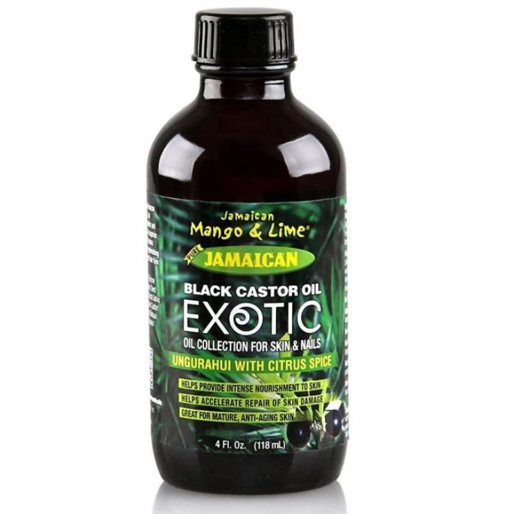 Black Castor Exotic Oil Ungurahui w/ Citrus Spice 4oz  by Jamaican Mango & Lime - GroomNoir - Black Men Hair and Beard Care