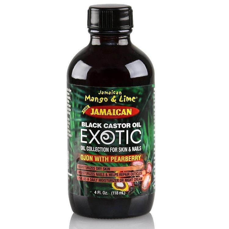 Black Castor Exotic Oil Ximenia w/ Dudu Osun 4oz by Jamaican Mango & Lime - GroomNoir - Black Men Hair and Beard Care