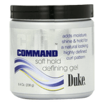 Duke Curl Command Gel Soft Hold 8.4 oz - GroomNoir - Black Men Hair and Beard Care