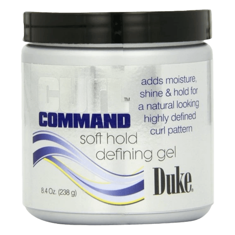 Duke Curl Command Gel Soft Hold 8.4 oz - GroomNoir - Black Men Hair and Beard Care