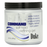 Duke Curl Command Gel Soft Hold 8.4 oz