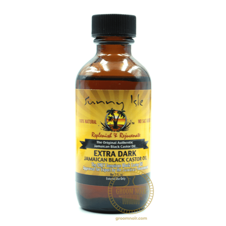 Extra Dark Jamaican Black Castor Oil by Sunny Isle - GroomNoir - Black Men Hair and Beard Care