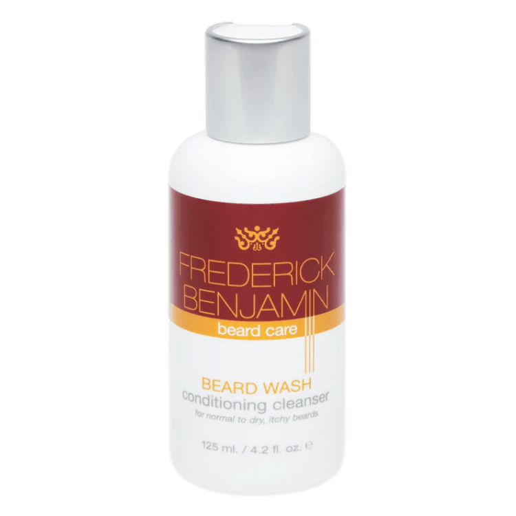 Frederick Benjamin  Beard Wash - For Normal-To-Itchy Beards 4.2 Oz - GroomNoir - Black Men Hair and Beard Care