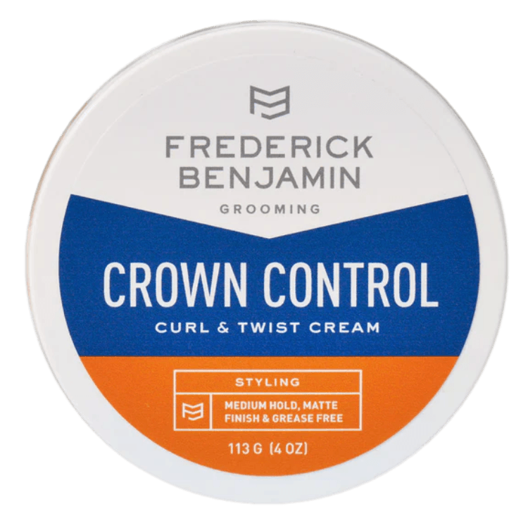 Frederick Benjamin Crown Control - Curl and Twist Cream 4 Oz - GroomNoir - Black Men Hair and Beard Care