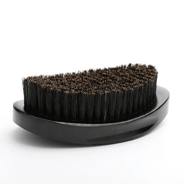 GroomNoir Medium Palm Wave 100% Boar Bristle Brush - GroomNoir