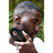 GroomNoir Medium Palm Wave 100% Boar Bristle Brush - GroomNoir