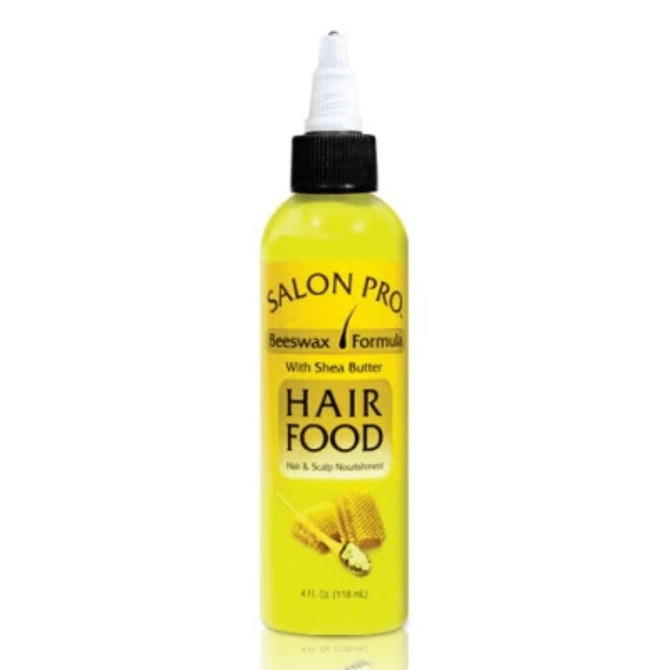Hair Food - Beeswax Oil 4oz by Salon Pro - GroomNoir - Black Men Hair and Beard Care
