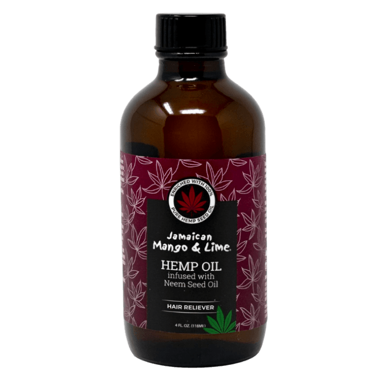 Hemp Seed Oil infused with Neem Seed Oil 4 oz by Jamaican Mango & Lime - GroomNoir