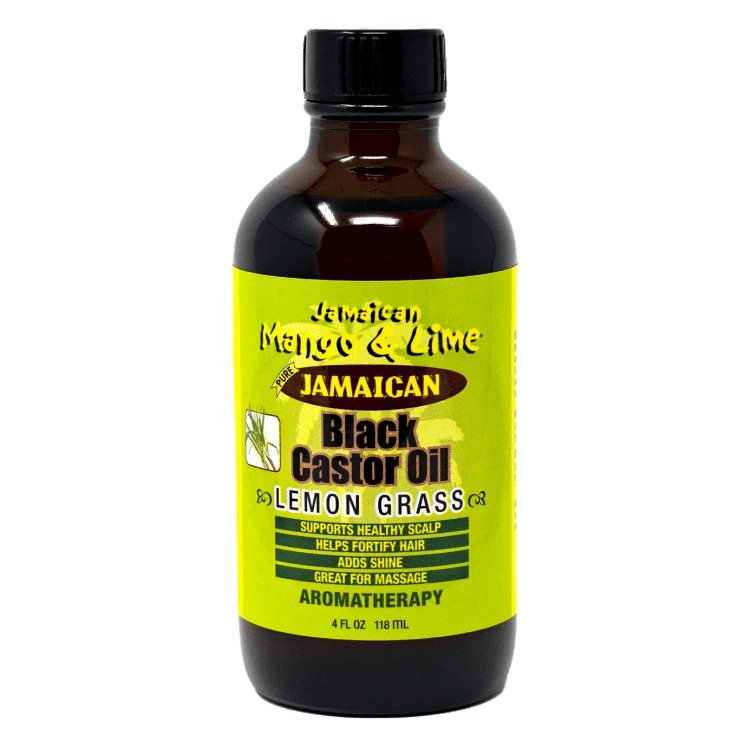 Jamaican Black Castor Oil - Lemon Grass 4oz  by Jamaican Mango & Lime - GroomNoir - Black Men Hair and Beard Care