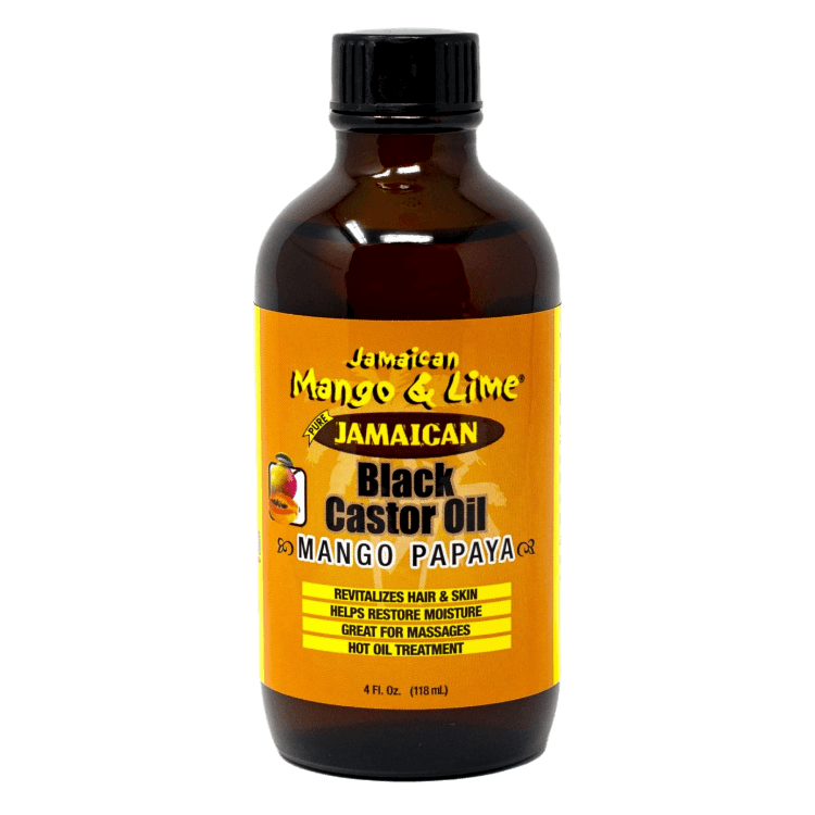 Jamaican Black Castor Oil - Mango Papaya 4oz  by Jamaican Mango & Lime - GroomNoir - Black Men Hair and Beard Care