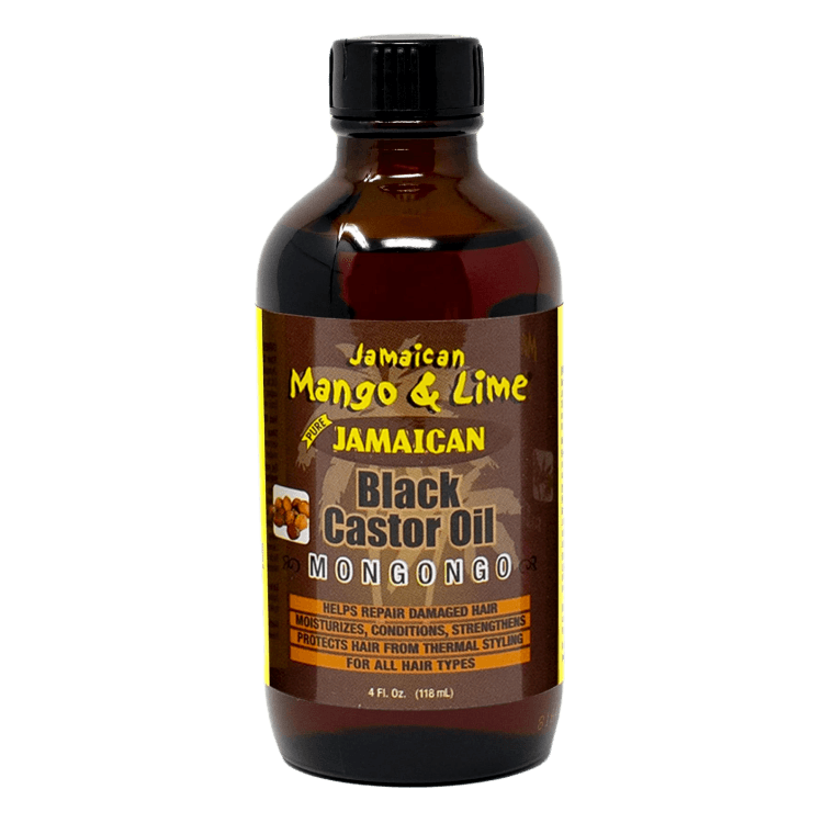 Jamaican Black Castor Oil - Mongongo w/ Cotton Tee 4oz  by Jamaican Mango & Lime - GroomNoir - Black Men Hair and Beard Care