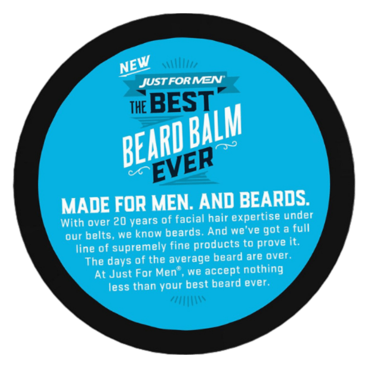 Just For Men The Best Beard Balm Ever 2.25 oz - GroomNoir - Black Men Hair and Beard Care