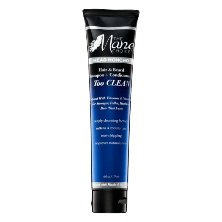 Mane Choice Too Clean 6 oz - GroomNoir - Black Men Hair and Beard Care