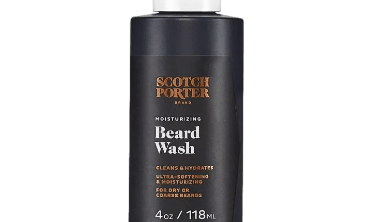 Moisturizing Beard Wash 4 oz by Scotch Porter - GroomNoir - Black Men Hair and Beard Care