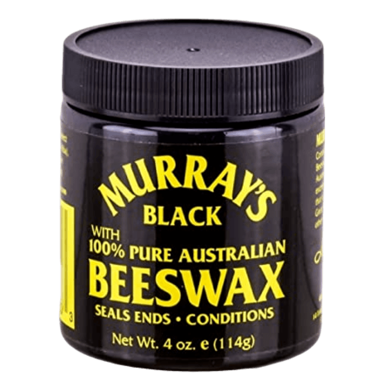 Murrays Bees Wax Black 4 oz - GroomNoir
