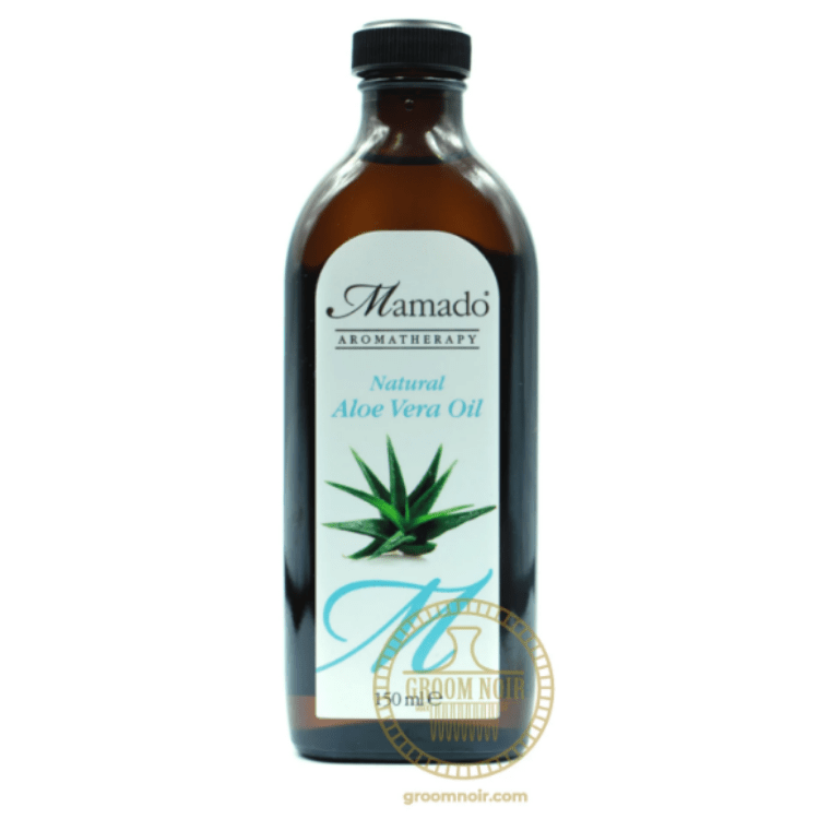 Natural Aloe Vera Oil 150ml  by Mamado - GroomNoir - Black Men Hair and Beard Care
