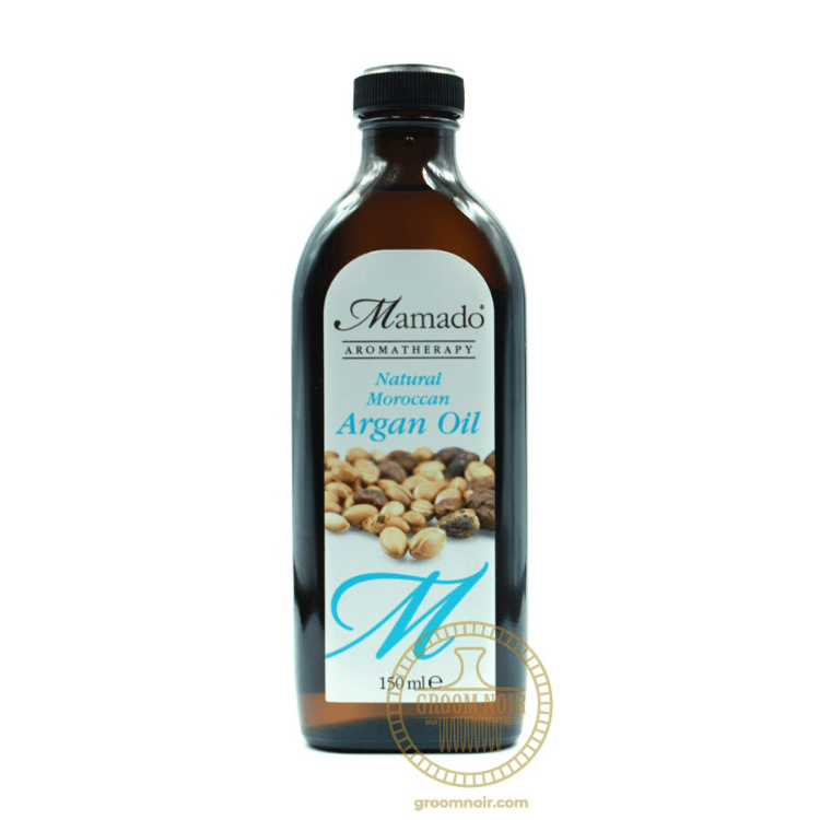 Natural Moroccan Argan Oil 150ml  by Mamado - GroomNoir - Black Men Hair and Beard Care
