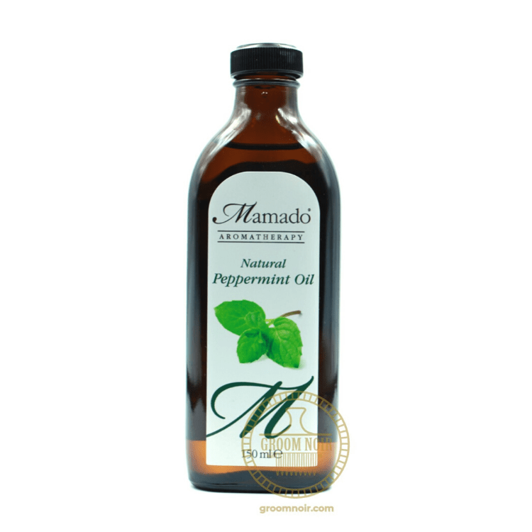 Natural Peppermint Oil 150ml by Mamado - GroomNoir - Black Men Hair and Beard Care