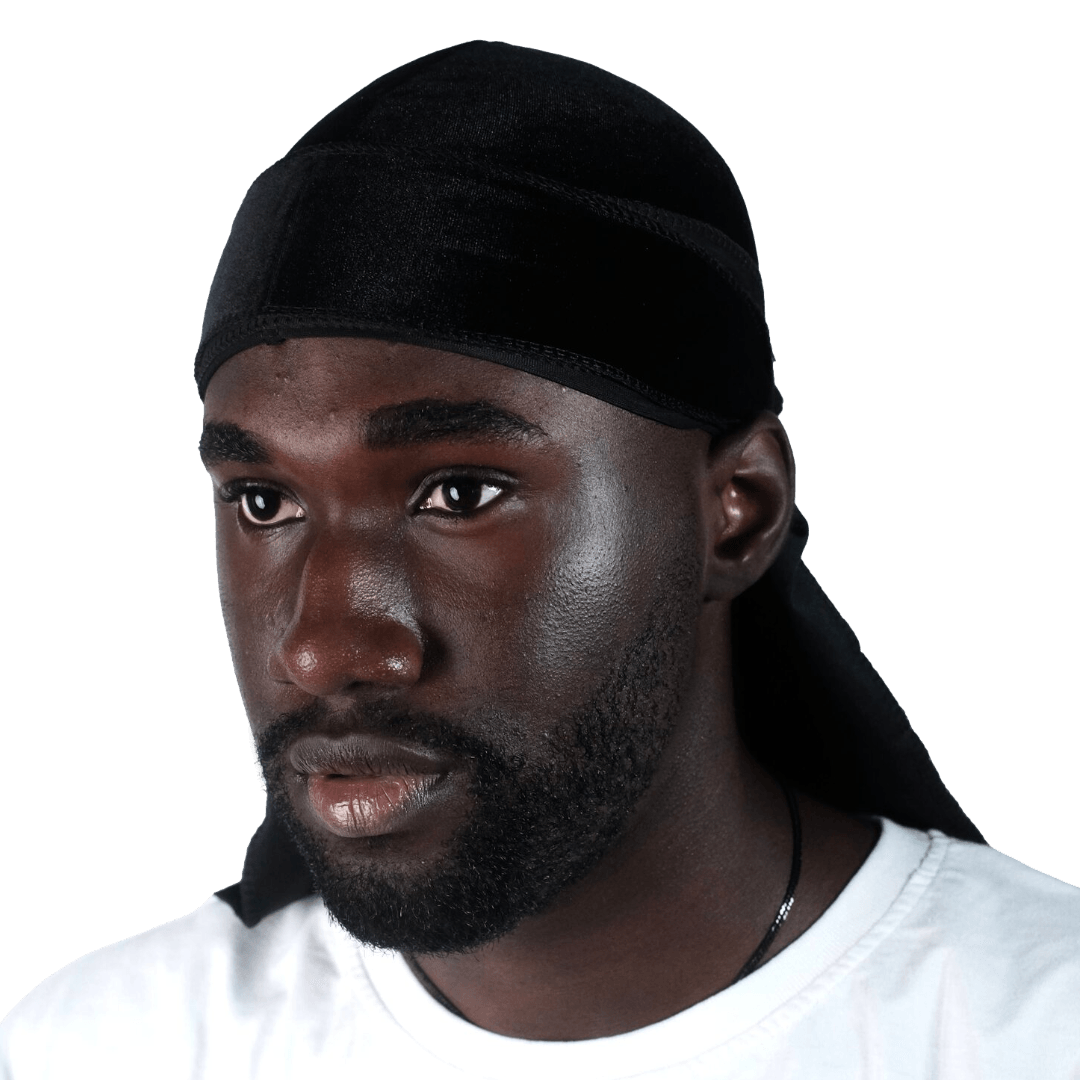 Premium Velvet Durag by GroomNoir - GroomNoir - Black Men Hair and Beard Care