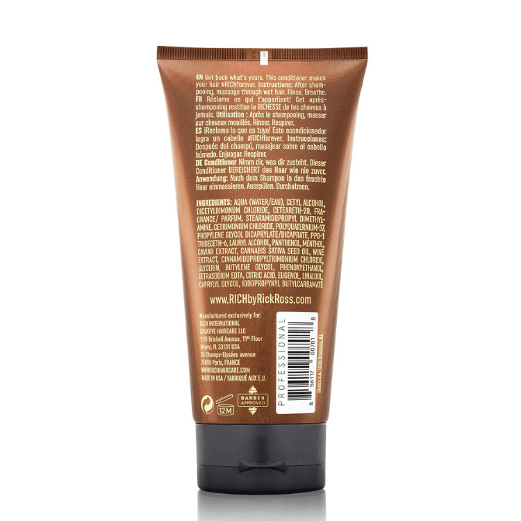 Rich by Rick Ross Conditioner 8.45 oz - GroomNoir - Black Men Hair and Beard Care
