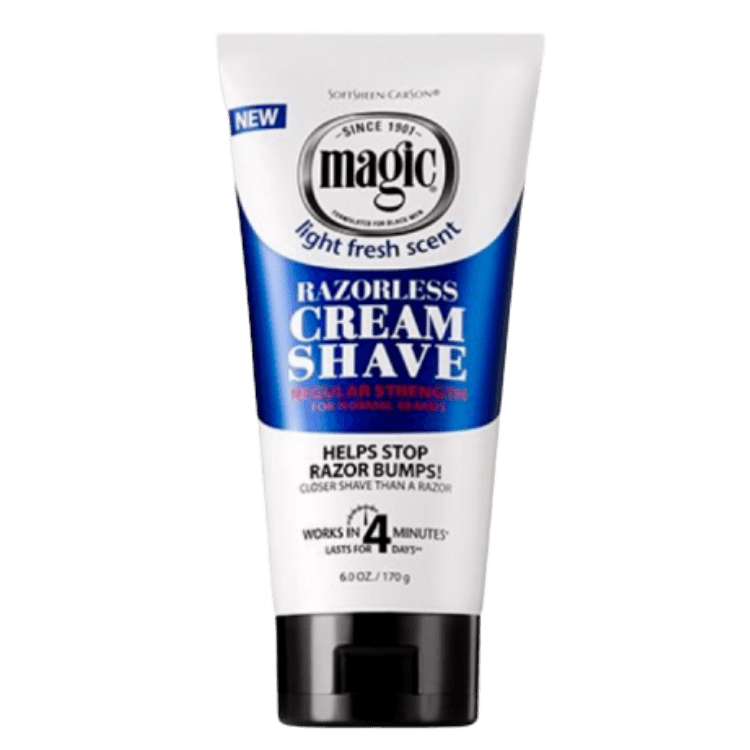 Shave cream reg (blue) 6oz by Magic - GroomNoir - Black Men Hair and Beard Care