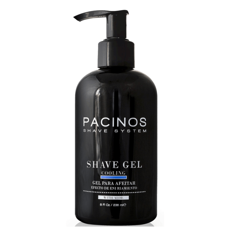 Shave Gel 8oz  by Pacinos - GroomNoir - Black Men Hair and Beard Care