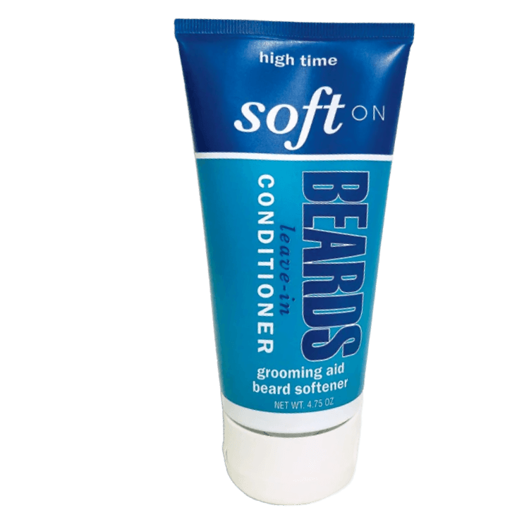 Soft on Beards Leave in Beard Conditioner & Grooming Aid 5oz by High Time - GroomNoir - Black Men Hair and Beard Care