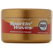 Sportin Waves Pomade[max/gold] 3.5oz by Softsheen Carson - GroomNoir - Black Men Hair and Beard Care